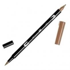 Rotulador Tombow Doble Punta Pinc. Marro