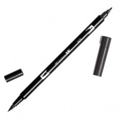 Rotulador Tombow Doble Punta Pinc. Negro