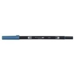 Rotulador Tombow Doble Punta Pincel Azul Marino