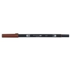 Rotulador Tombow Doble Punta Pincel Vino Rojo