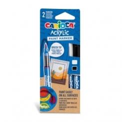 Rotuladores Acrilico CARIOCA Plus Blister 2