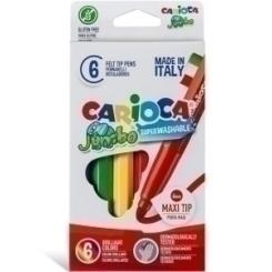Rotuladores CARIOCA Jumbo Estuche 6