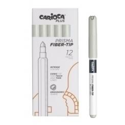 Rotuladores CARIOCA Plus Caja 12 uds Gris