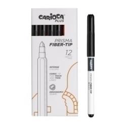 Rotuladores CARIOCA Plus Caja 12 uds Negro
