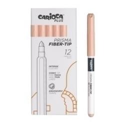 Rotuladores CARIOCA Plus Caja 12 uds Salmon