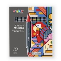Rotuladores CARIOCA Plus Doble Surtidos Caja 10 uds