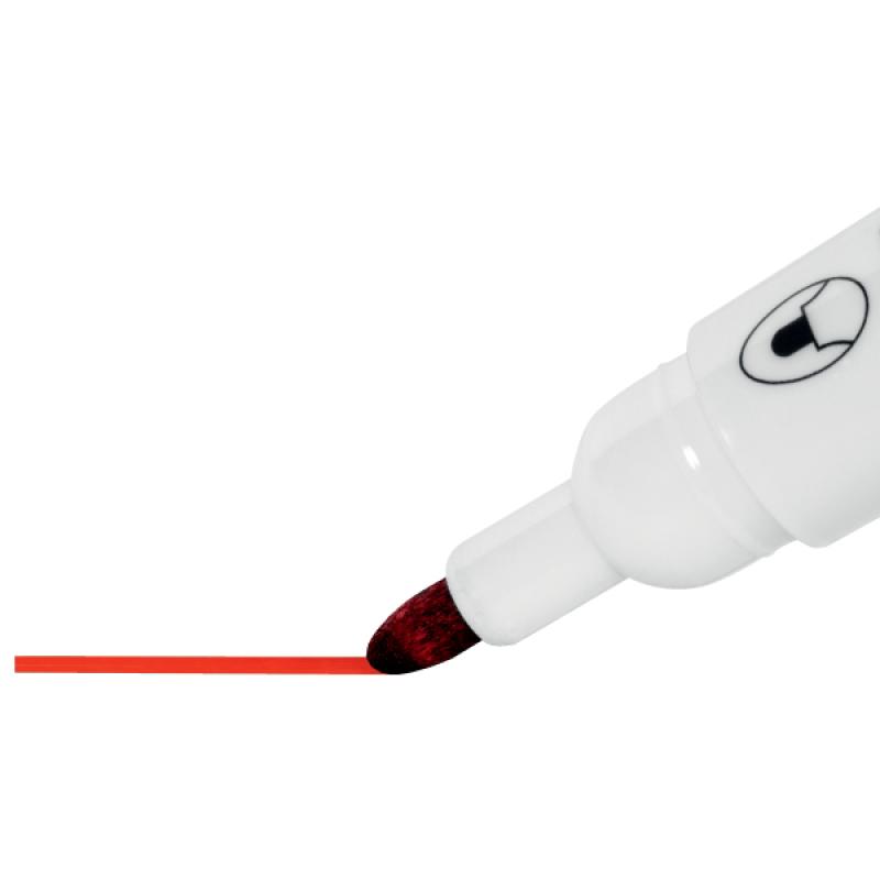 rotuladores-nobo-glide-punta-conica-10-unidades-rojo