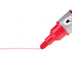 Nobo Rotuladores tinta líquida, punta cónica (10 unidades), rojo