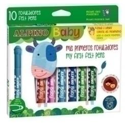 Rotulador ALPINO Baby Estuche De 10 uds colores surtidos