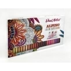 Rotulador ALPINO Dual Artist Estuche 72 uds colores surtidos