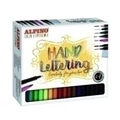 Rotulador ALPINO Hand Lettering Kit 30 uds colores surtidos