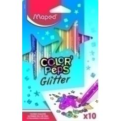 Rotuladores MAPED Color Peps Glitter blister 10 uds colores surtidos