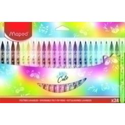 Rotuladores MAPED Mini Cute Estuche 24 uds colores surtidos