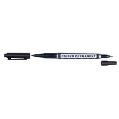 Rotulador MOLIN Para CD Doble Punta Negro
