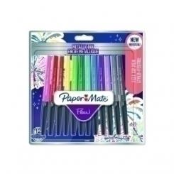 Rotulador Paper Mate Metal Surtidos blíster 12 uds