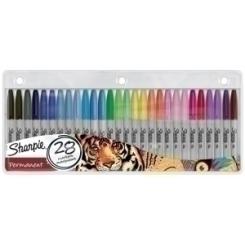 Rotulador Papermate Sharpie Marker F. blíster 28 uds