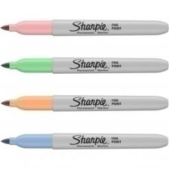 Rotulador Papermate Sharpie Marker F blíster 4 uds