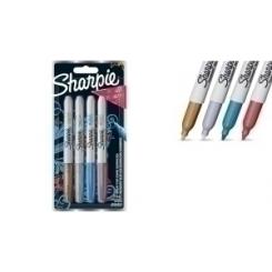 Rotulador Papermate Sharpie Metallic F blíster 4 uds
