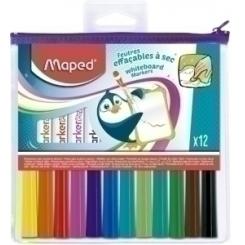 Rotulador Pizarra MAPED Fun Color Estuche 12 uds colores surtidos