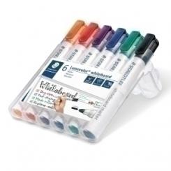 Rotulador Pizarra Staedtler 351 Conico Box 6 uds colores surtidos