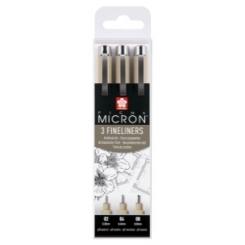 Rotulador Sakura Calibrado Micron caja 3 uds