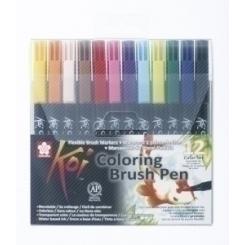 Rotulador Sakura Koi Color Brushpen estuche 12 uds colores surtidos