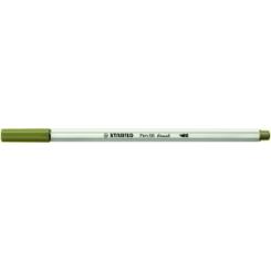 Rotulador Stabilo Pen 68  Brush Verde Musgo