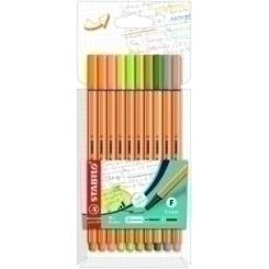 Rotulador Stabilo Point 88 Estuche 10 colores surtidos