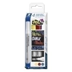 Rotulador Staedtler Chalk Marker 344 Estuche 4 uds colores surtidos