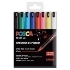 Rotulador Uni-Posca Pc-1Mr Basic E/8