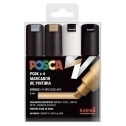Rotulador Uni-Posca Pc-8K Gswb estuche 4