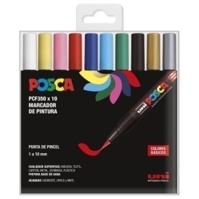 rotuluni-posca-pincel-pcf-350-estuche-de-10-surtidos