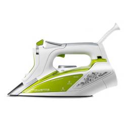 Rowenta DW9210 plancha Plancha vapor-seco Suela Microsteam 400 3De 2600 W Verde, Blanco