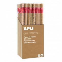 APLI R.Papel Regalo 2X0,70 Kraft Fun