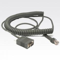 ZEBRA RS232 Cable cable de señal 3,6 m Gris