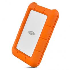 LaCie Rugged USB-C disco duro externo 1 TB Naranja, Plata