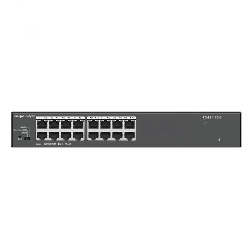 ruijie-networks-rg-es116g-l-switch-no-administrado-l2-gigabit-ethernet-10-100-1000-negro