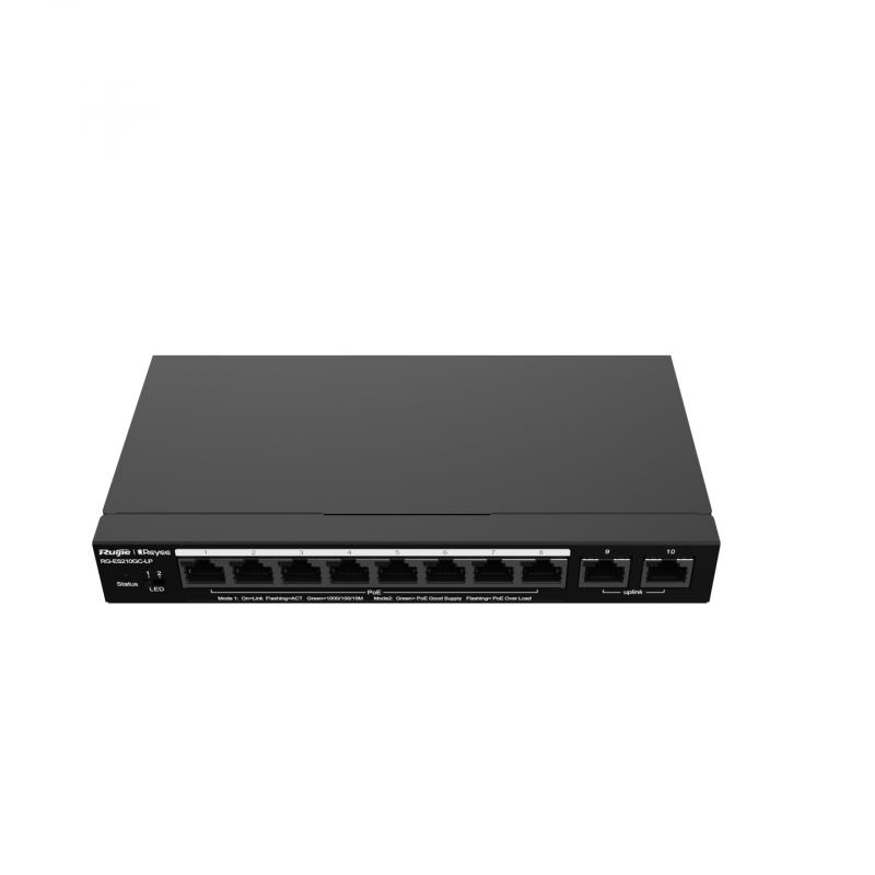 ruijie-networks-rg-es210gc-lp-switch-gestionado-l2-gigabit-ethernet-10-100-1000-energia-sobre-ethernet-poe-negro