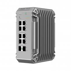 Ruijie Networks RG-NIS3100-8GT2SFP-HP switch Gestionado L2 Gigabit Ethernet (10/100/1000) Energía sobre Ethernet (PoE) Gris