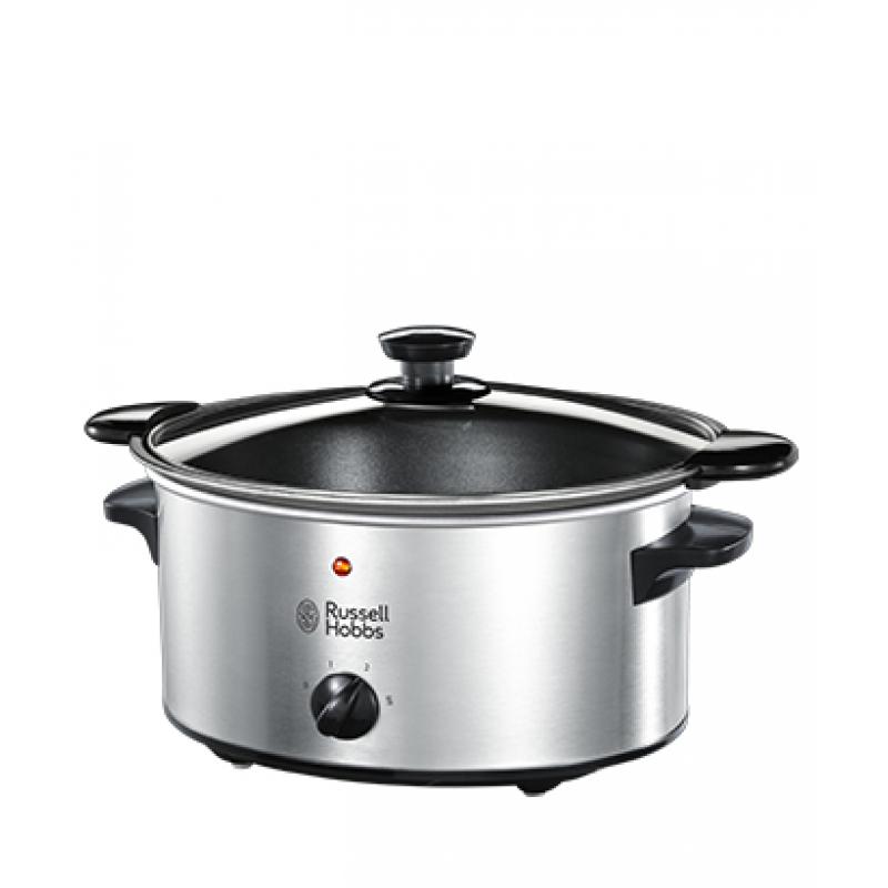 russell-hobbs-22740-56-olla-de-coccion-lenta-35-l-negro-plata