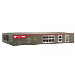 IP-COM Networks S3300-10-PWR-M switch Gestionado L2 Fast Ethernet (10/100) Energía sobre Ethernet (PoE) Gris