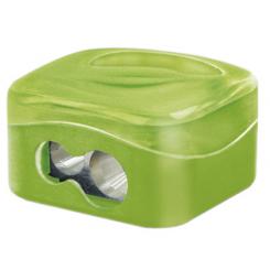 Sacapuntas M+R metalico 2 usos con deposito colores surtidos