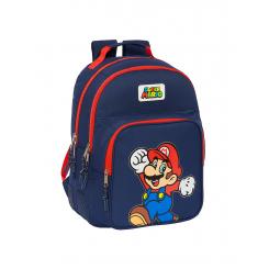 Safta Mochila Doble Adapt. Carro Super Mario 