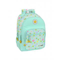 Safta Mochila Doble Adapt. Carro Smiley World 