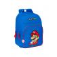 Safta  Mochila Doble Adapt. Carro Super Mario 