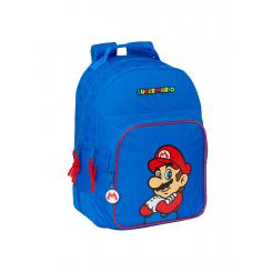 Safta  Mochila Doble Adapt. Carro Super Mario 