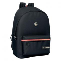 Safta SAFTA MOCHILA DOBLE PARA PORTÁTIL 15,6+USB 24,55L EL GANSO BASICS NEGRO