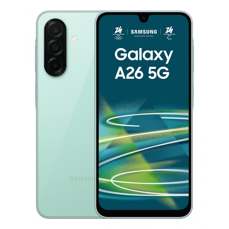 samsung-galaxy-a26-17-cm-67-ranura-hibrida-dual-sim-android-15-5g-usb-tipo-c-6-gb-128-gb-5000-mah-color-menta