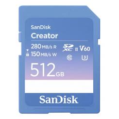 SanDisk Creator 512 GB SDXC UHS-II Clase 10