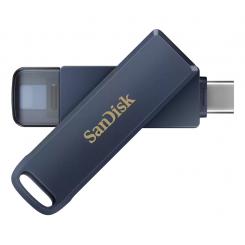 SanDisk iXpand unidad flash USB 128 GB USB Type-C / Lightning 3.2 Gen 1 (3.1 Gen 1) Azul